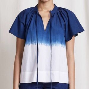 Apiece Apart Vera Cotton-Poplin Top - XS